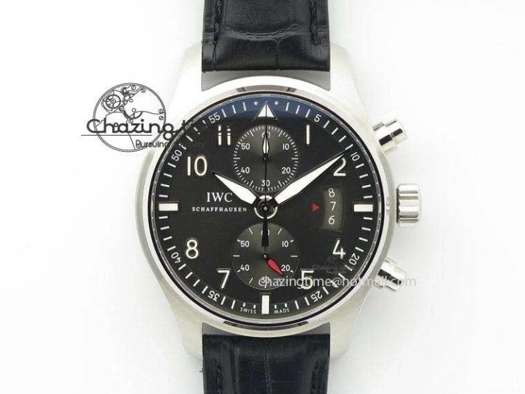 MIROTIME 0510 ZipUp Calatrava 5524R Pilot Travel Time RG GRF Brown Dial on Brown Leather Strap A324 V 7110